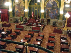 The Senate where online gambling could be voted on soon.