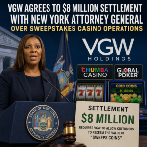 VGW Agrees to $8 Million Settlement with New York AG Over Sweepstakes Casino Operations