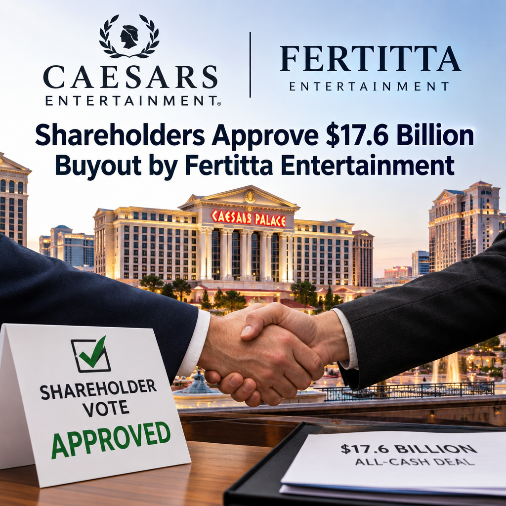 Caesars Shareholders Approve $17.6 Billion Buyout by Fertitta ...