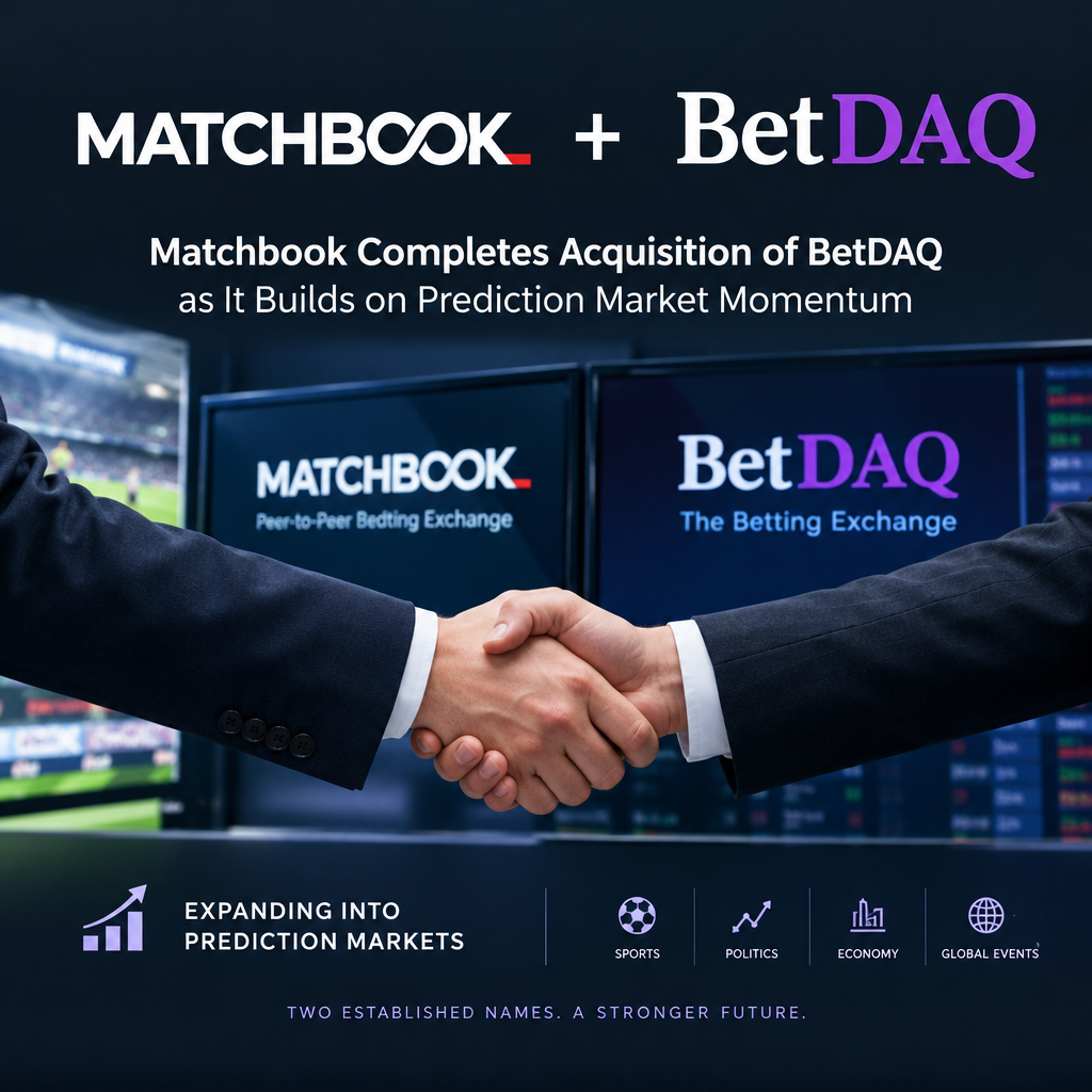 Matchbook Completes Acquisition of BetDAQ